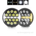 Luz de trabajo LED de inundación de luz de conducción de alta potencia de 8.7 pulgadas 12 V 24V 4x4 LED LED OFRODER para camión ATV SUV